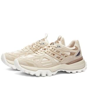 Axel Arigato Cream and Tan Sneakers